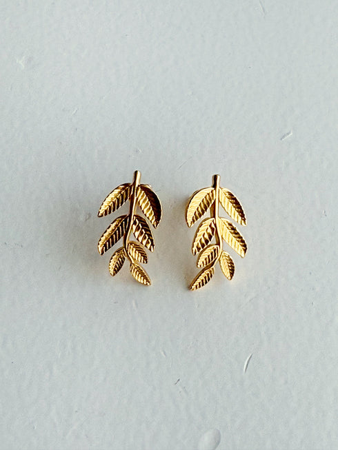 leaf pierce/earring